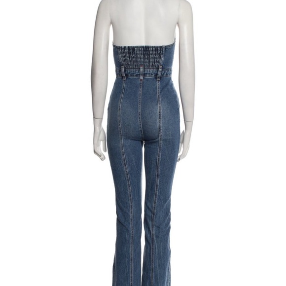 Alice Olivia Noemi Denim Jumpsuit - Picture 3 of 3